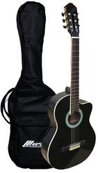 Spansk guitar Moss CG-39BK med Cutaway  **UDSOLGT**