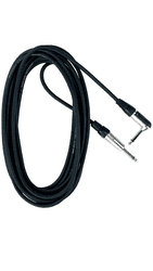 Rockcable Jack kabel 6 meter sort - Vinklet