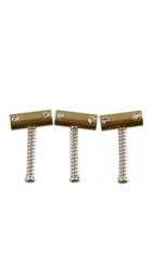 Allparts tilted brass saddles for Telecaster guitars - BP2328008
