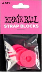 Ernie Ball EB-5623 Strap Blocks 4 stk. Pink