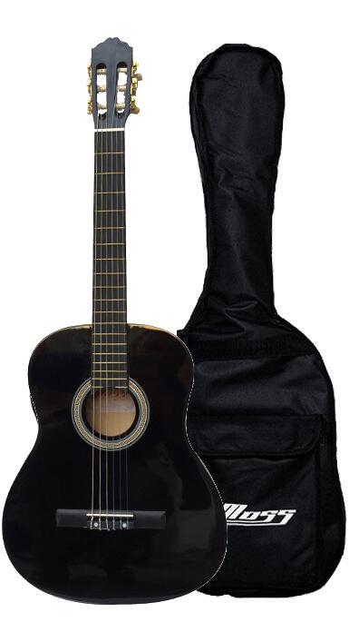 Vag Transportere omdrejningspunkt Moss spansk akustisk guitar 3/4 str. CG-36 BK inkl taske