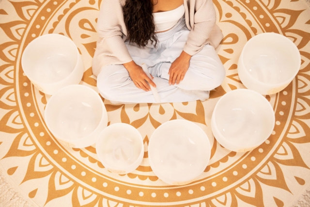 Meinl Sonic Energy - Solfeggio Crystal Singing Bowl Set 6 st. SOLCSBSET