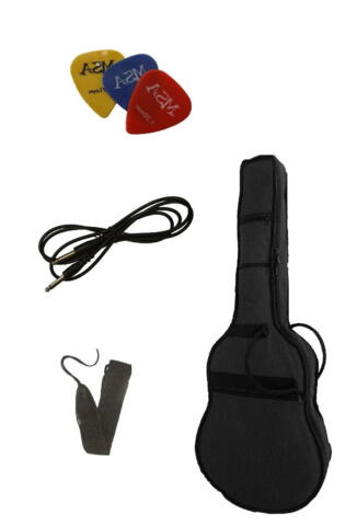 Vision E-Bass-XB500 med taske, plektre og kabel - Venstrehånds