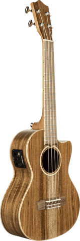 LANIKAI Tenor Ukulele, All Solid Acacia Series, Cutaway, Preamp, Softcase