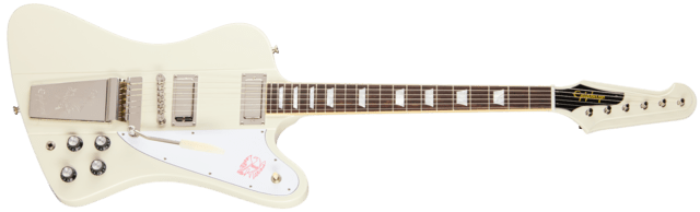 Epiphone 1963 Firebird V Maestro Vibrola Reissue Polaris WH