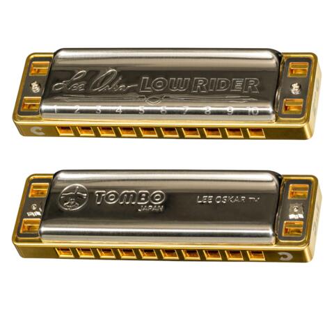 Lee Oskar 1975P-C Lee Oskar Low Rider Mundharmonika C Gold