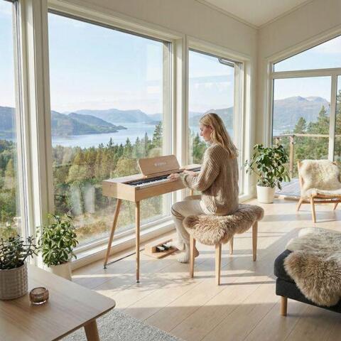 Donner DHP-200 Pro el-klaver beige