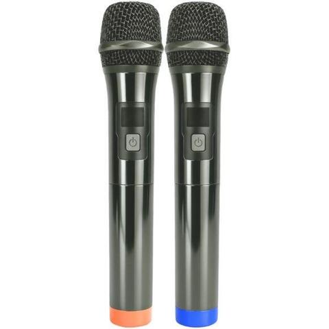 Binko Q-66X2 bluetooth-højttaler m/ 2 x trådløs mikrofon