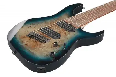 Ibanez RGMS8PB-CBS 8-strenget elguitar – Cosmic Blue Starburst