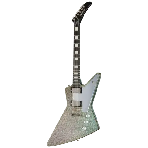 Epiphone Lzzy Hale Explorer Custom Black Diamond Holographic Sparkle