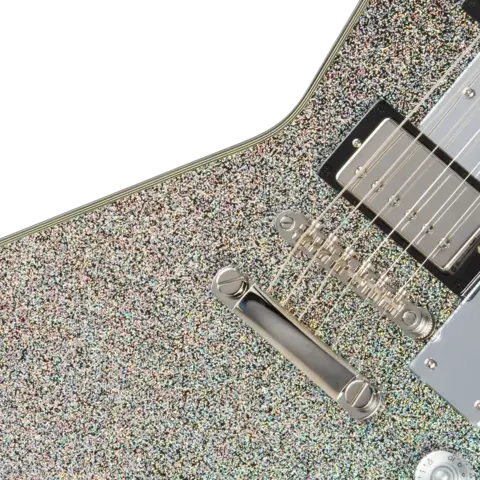 Epiphone Lzzy Hale Explorer Custom Black Diamond Holographic Sparkle
