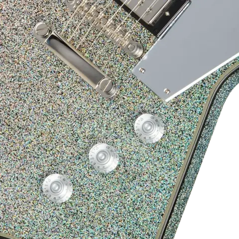 Epiphone Lzzy Hale Explorer Custom Black Diamond Holographic Sparkle