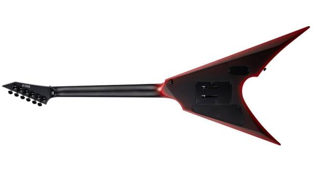 LTD Arrow Black Metal II Black Red Burst Satin