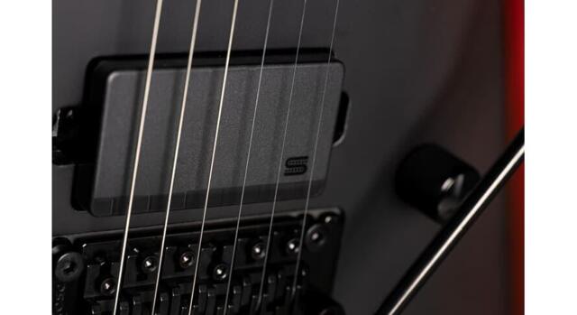 LTD Arrow Black Metal II Black Red Burst Satin