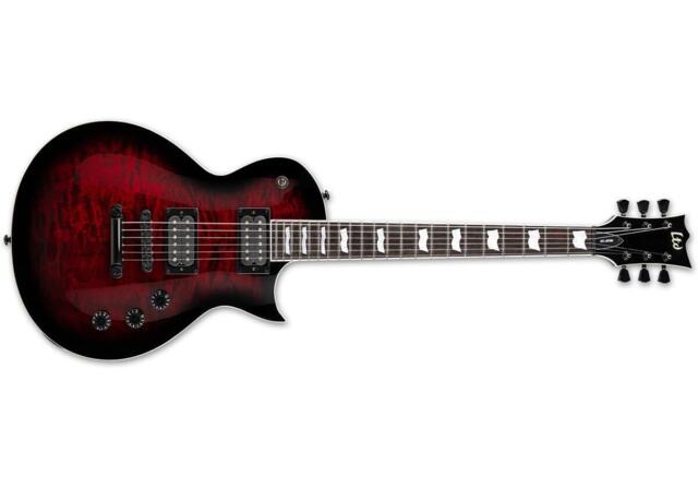 LTD EC-256 SEE THRU BLACK CHERRY SB