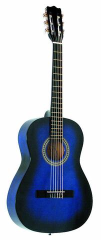 Santoni C-34 blå - Akustisk begynder guitar 1/2 str.