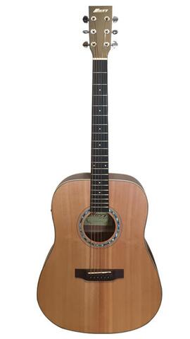 Moss F-888EQ Inkl. Taske - Halvakustisk western guitar