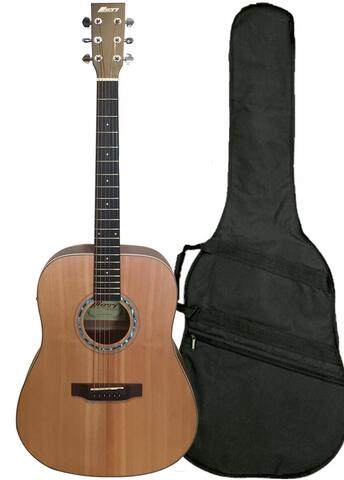 Moss F-888EQ Inkl. Taske - Halvakustisk western guitar