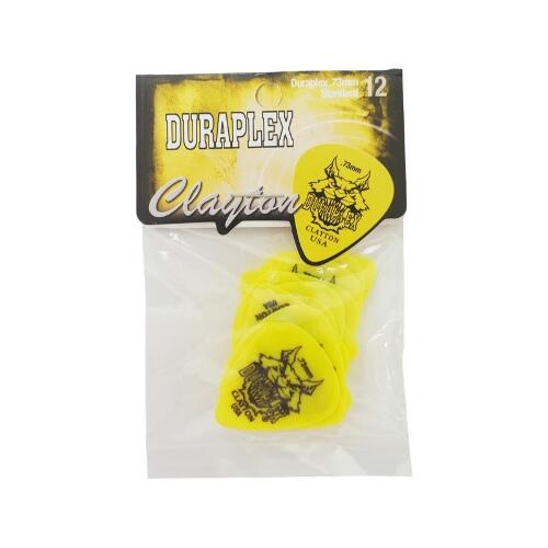 Clayton - Duraplex plektre 0.73mm - 12 stk