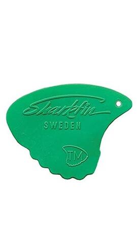 Shark Fin Picks 0.35mm - 6 stk Green