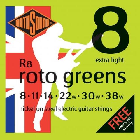RotoSound R8 Roto Green  ( 0.8 - 38 )