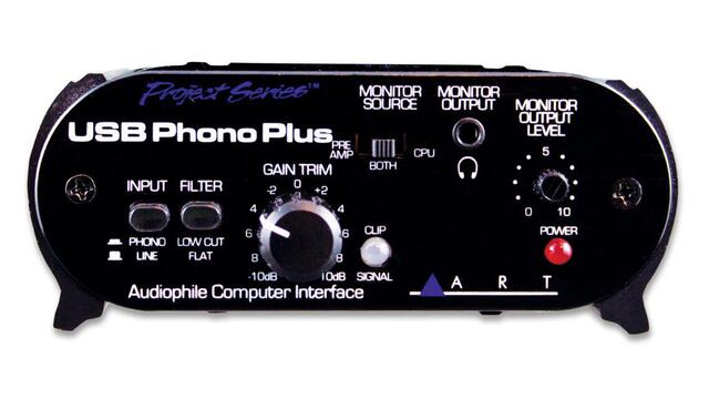 ART USB Audio Interface med Phono PreAmp