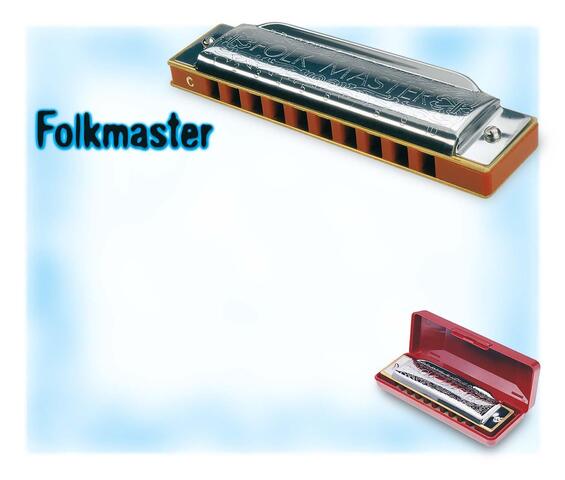 Suzuki Folkmaster Diatonic Harmonica - Vælg Toneart!