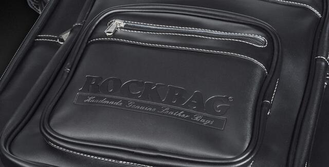 RockBag - Ægte Læder - Acoustic Bass Gig Bag ** UDSOLGT **
