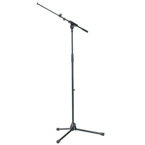 K&M 21070 Microphone Stand w. boom arm - Black
