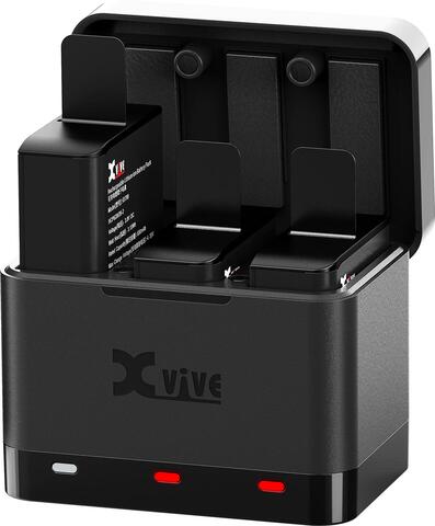 Xvive - U5C - Ladestation og 3 batterier