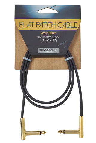 RockBoard GOLD Series Flat Patch Cable, 80 cm / 31 1/2"