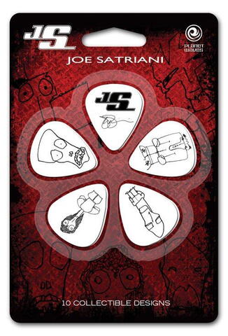 D'Addario - 1CWH2-10JS - Joe Satriani Light 10-pack - 0.46mm