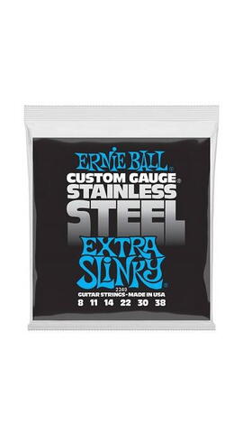Ernie Ball EB-2249 - Stainless Steel Extra Slinky 8-38