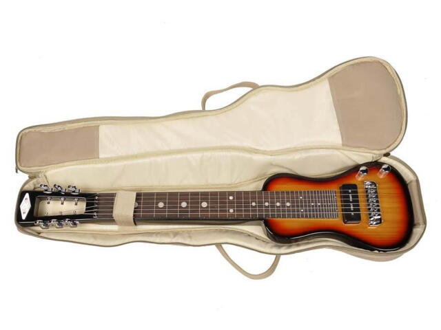 SX lap steel guitar - LG2ASH3TS - med taske og tripod stand