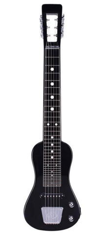 SX lap steel guitar - LG3BK - med taske og glas slide