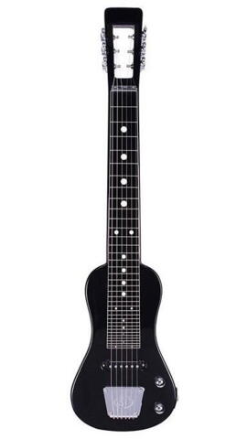 SX lap steel guitar - LG3BK - med taske og glas slide