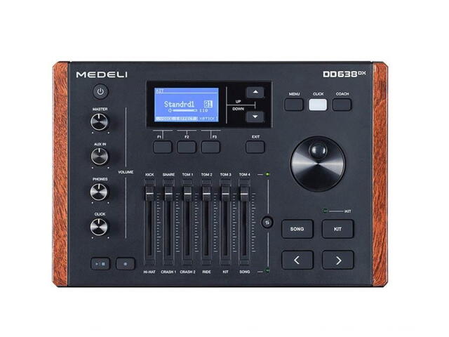 Medeli digital drum kit all dual zone with mesh heads 10S-8-8-10-8K - DD638DX