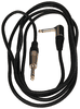 Rockcable Jack kabel 3 meter sort - Vinklet