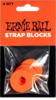 Ernie Ball EB-5620 Strap Blocks 4 stk. Rød