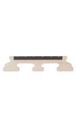 GEWA Banjo bridge - 6 strenget