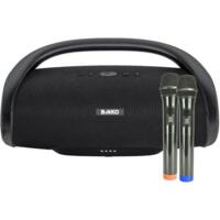 Binko Q-66X2 bluetooth-højttaler m/ 2 x trådløs mikrofon