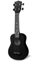 Reno ukulele sopran - Sort - inkl taske