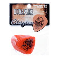 Clayton - Duraplex plektre 0.6mm - 12 stk